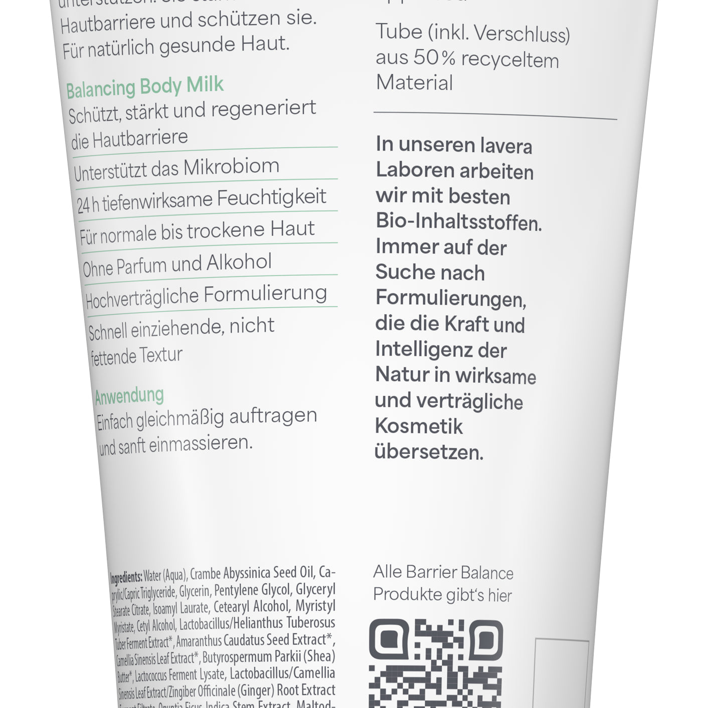 lavera Barrier Balance Body Lotion