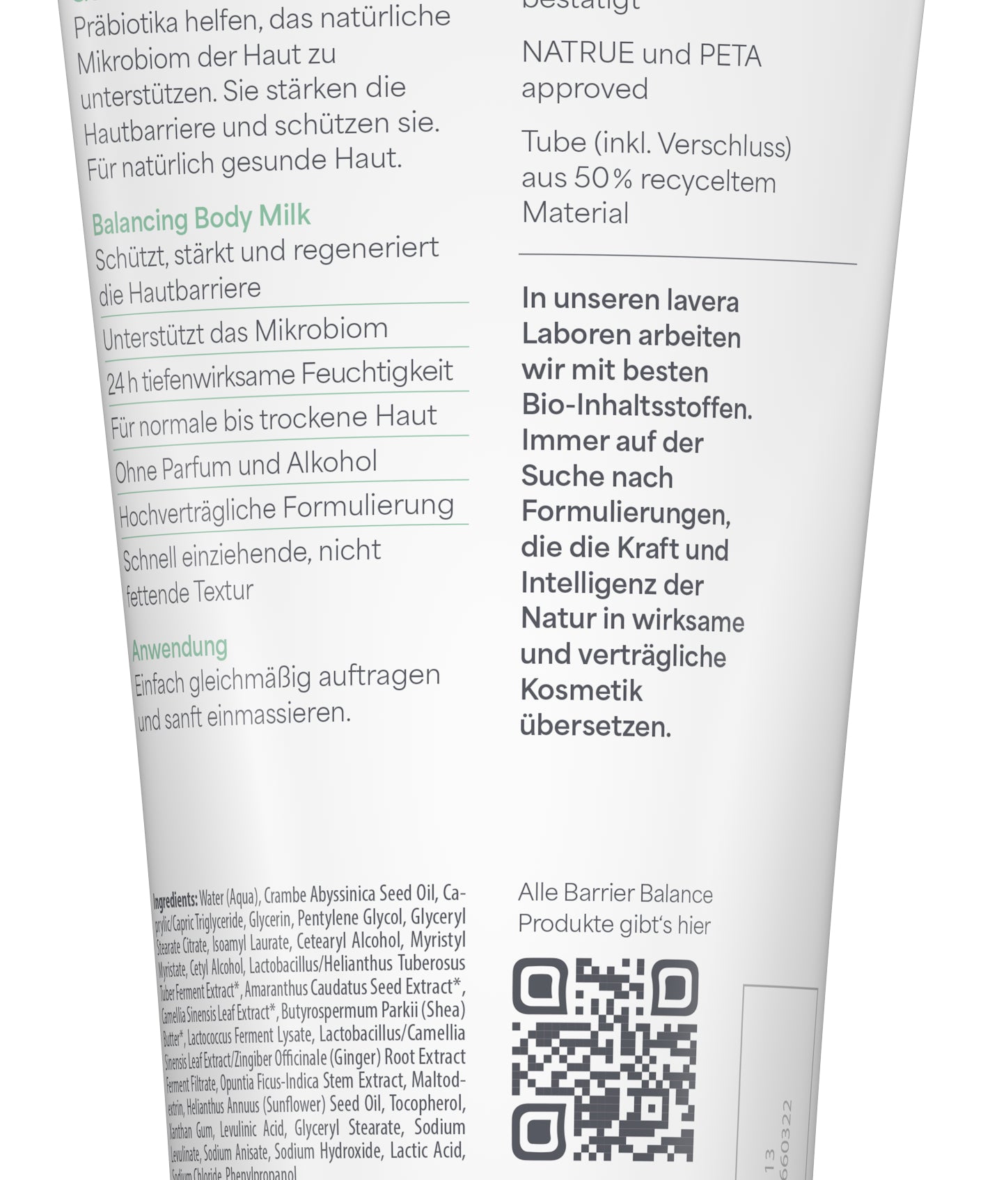 lavera Barrier Balance Body Lotion