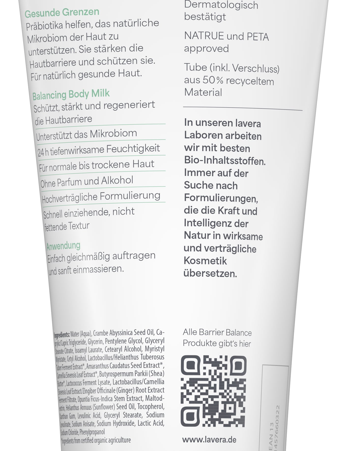 lavera Barrier Balance Body Lotion