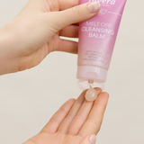 lavera Melt Off Cleansing Balm during application