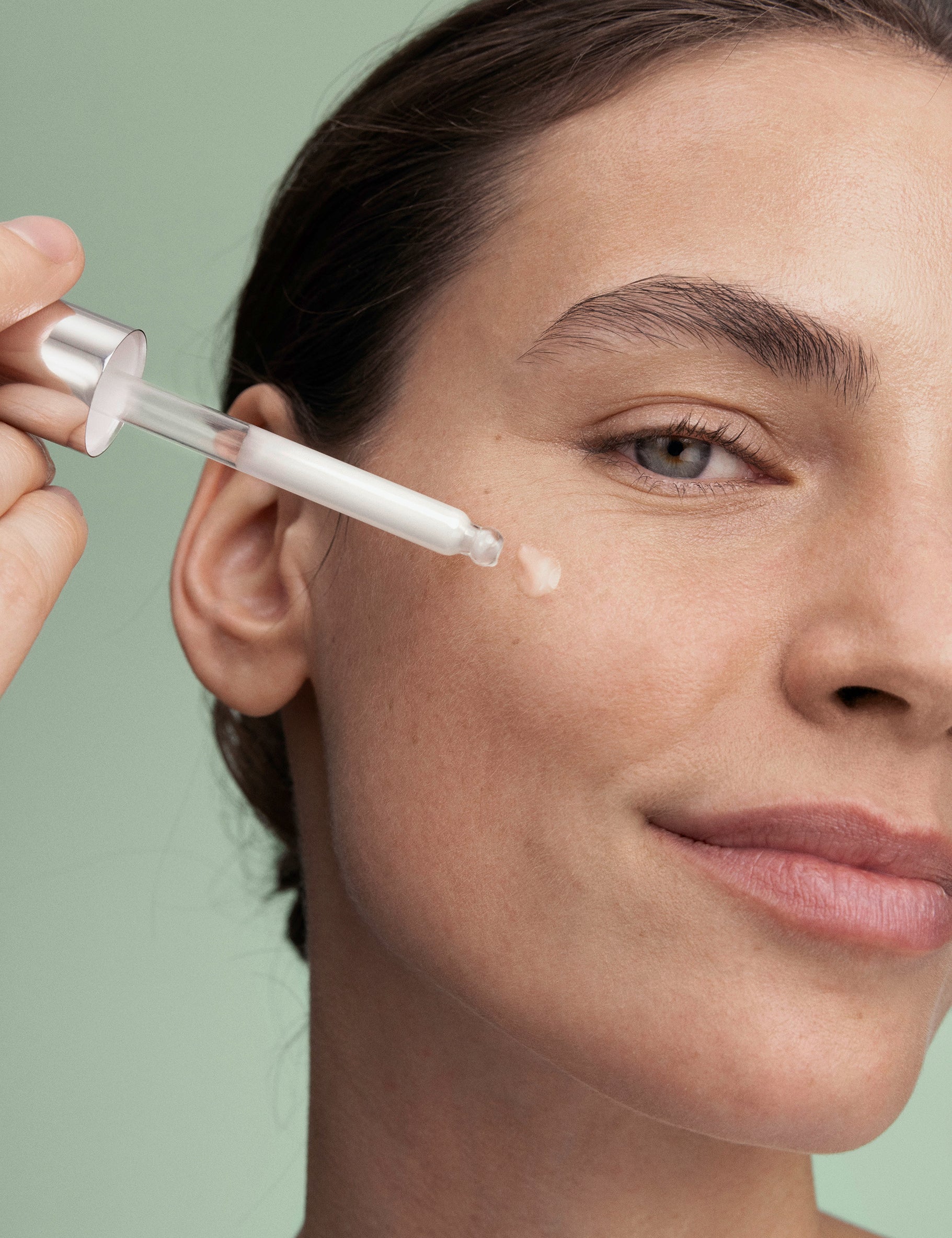 lavera Pure Beauty Serum during application