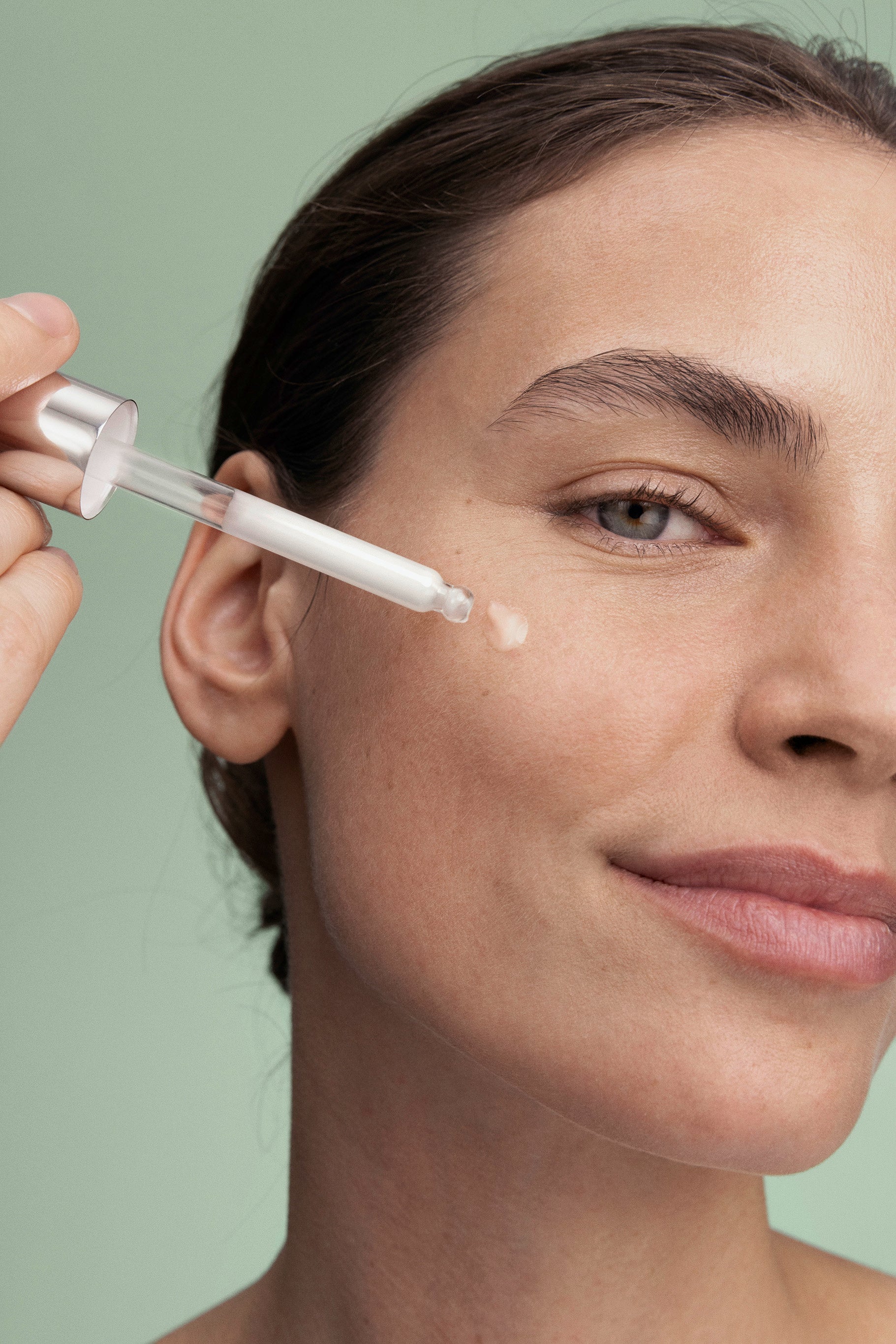 lavera Pure Beauty Serum during application