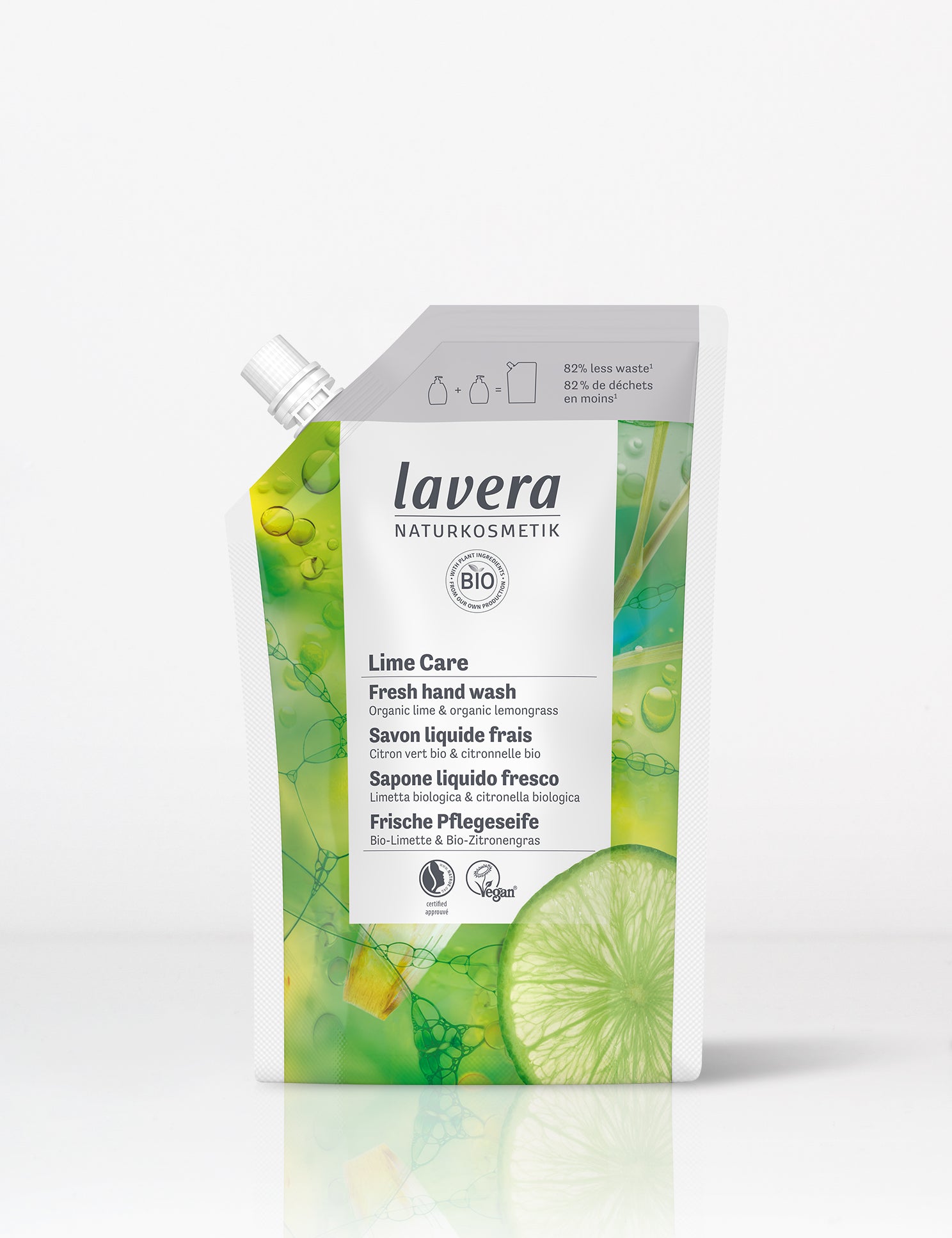 lavera Refill Pouch Lime Care Hand Wash