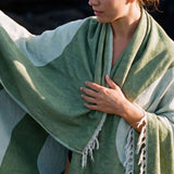 lavera Beach Towel – Sage Green during application