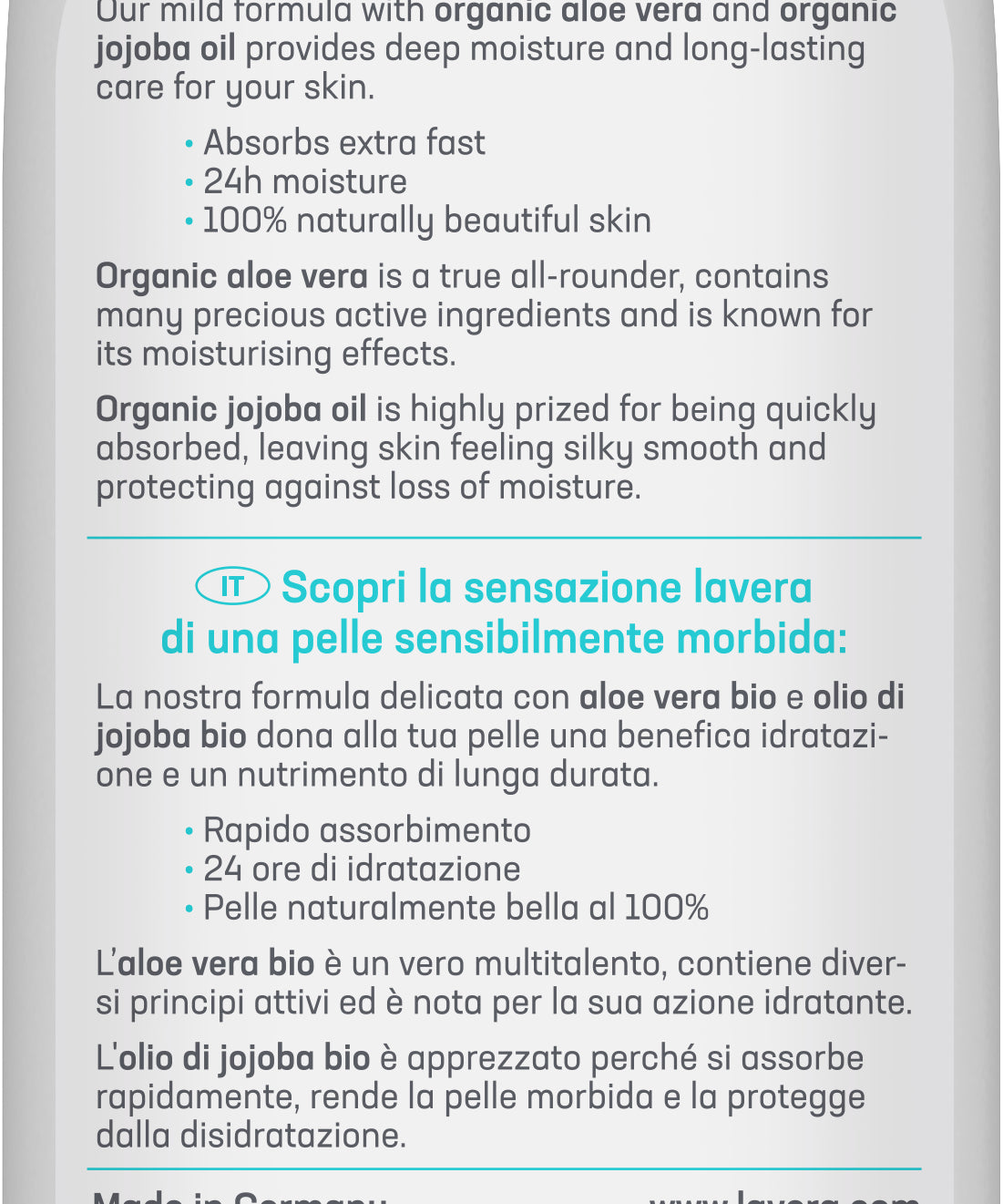 lavera basis sensitive Body Lotion Express