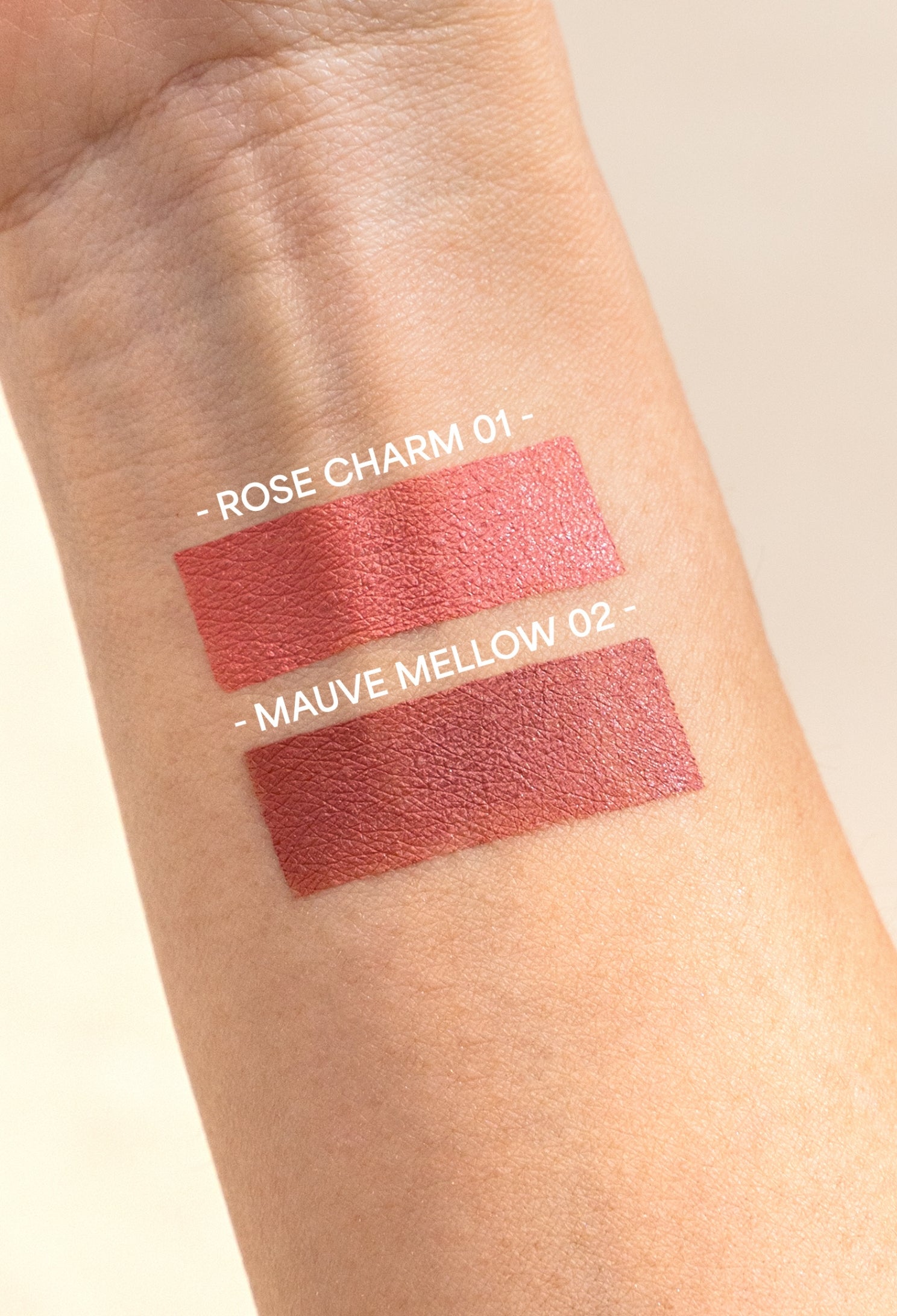 lavera Floral Cream Blush -Rose Charm 01- during application