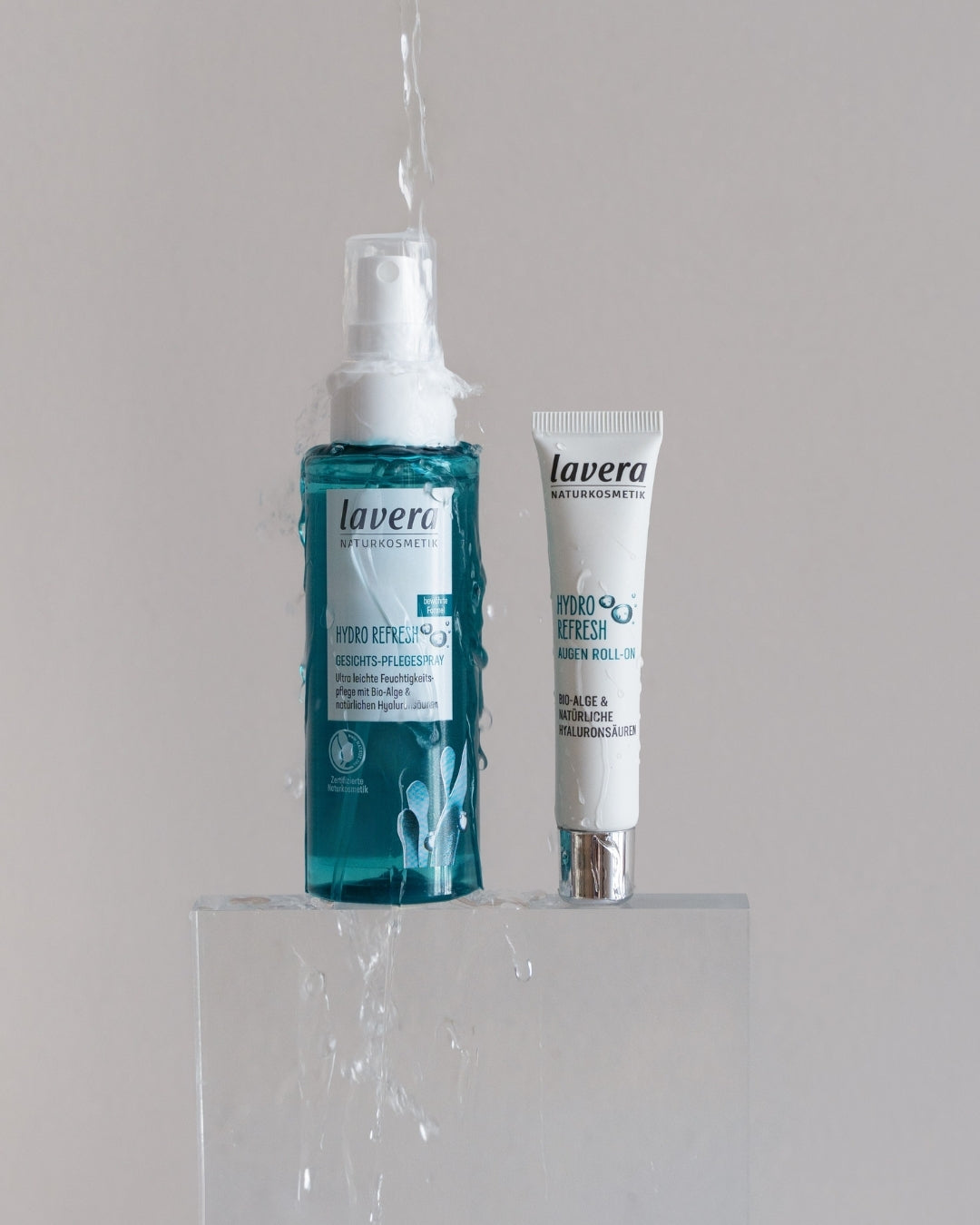 Hydro Refresh facial care spray and Hydro Refresh eye roll-on