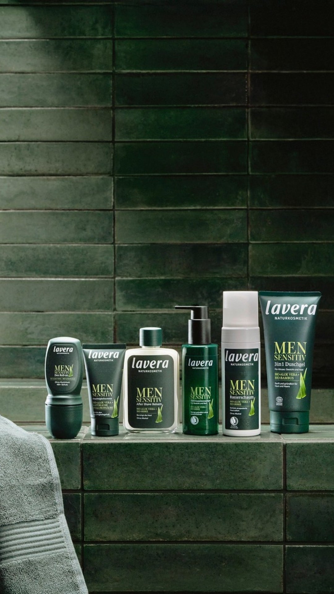 lavera Men skincare range