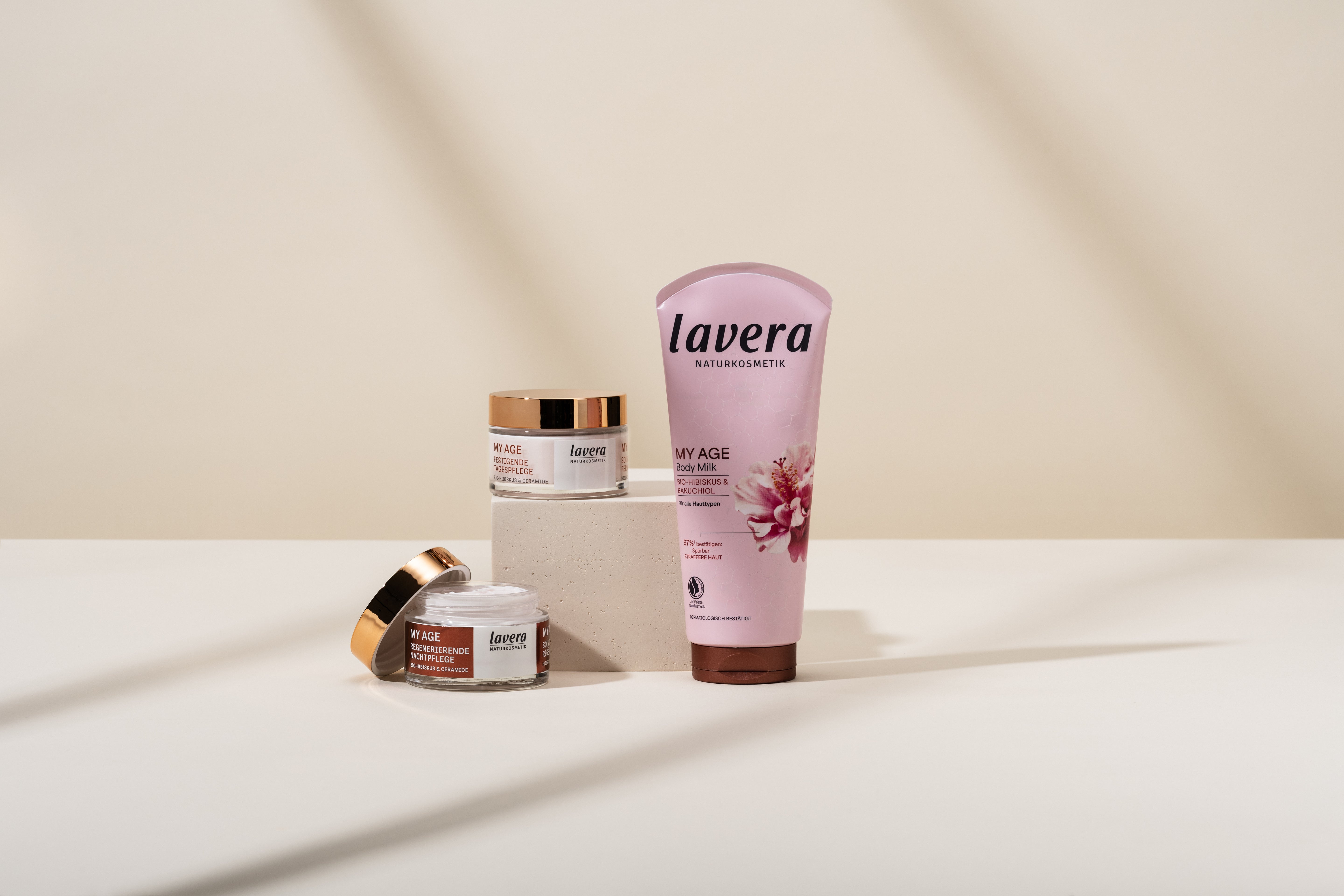 My Age facial care and body milk