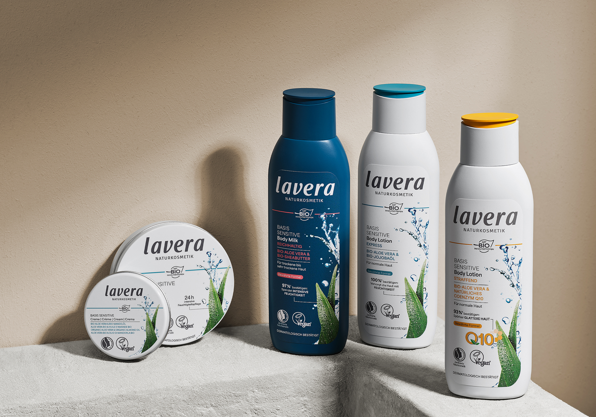 lavera basis sensitive Bodylotions und Cremes