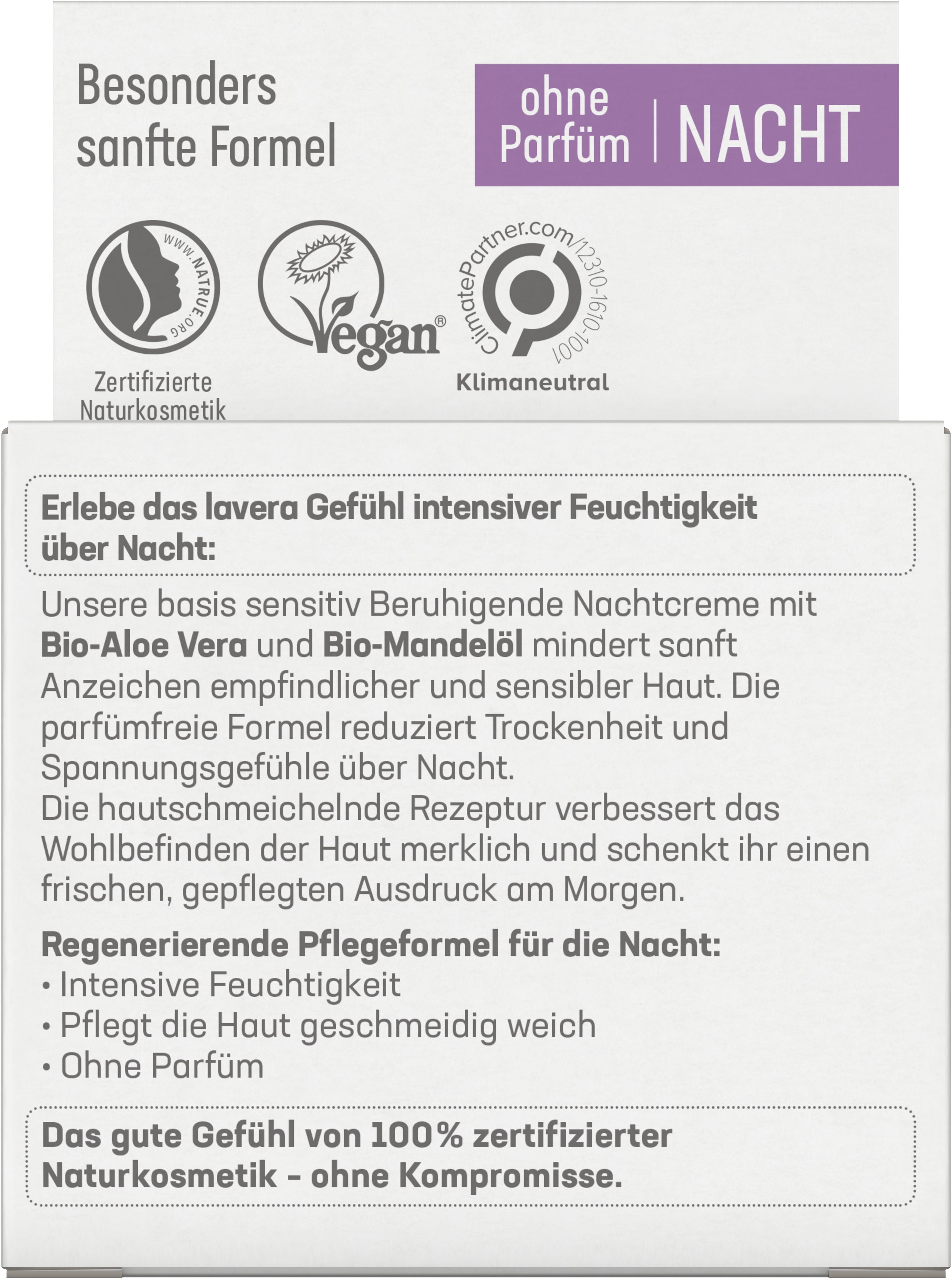 lavera basis sensitiv Calming Night Cream