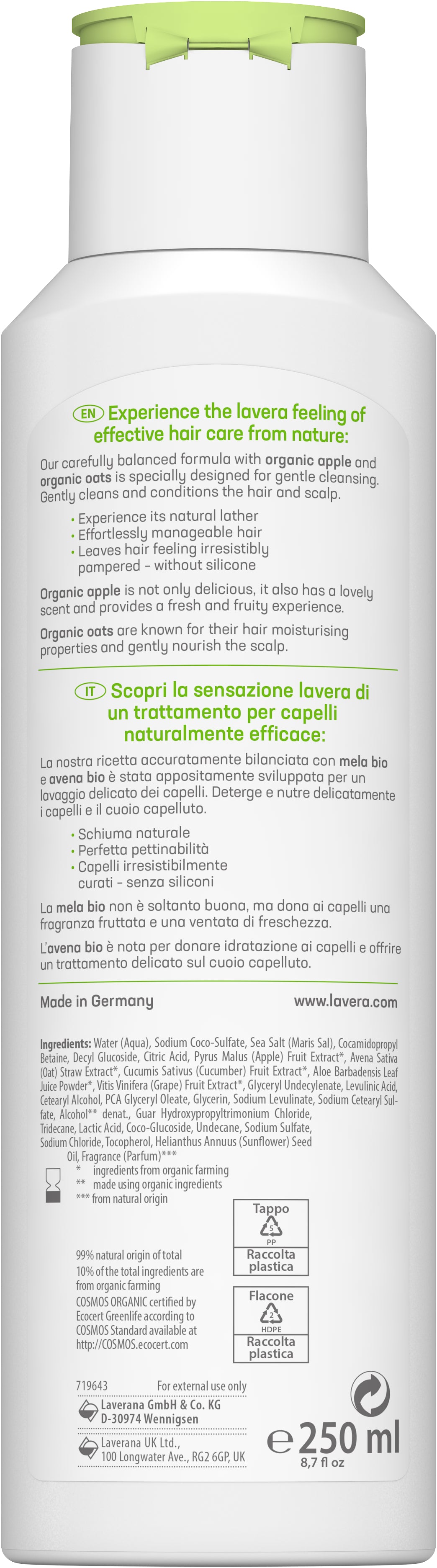lavera Pflegeshampoo Family