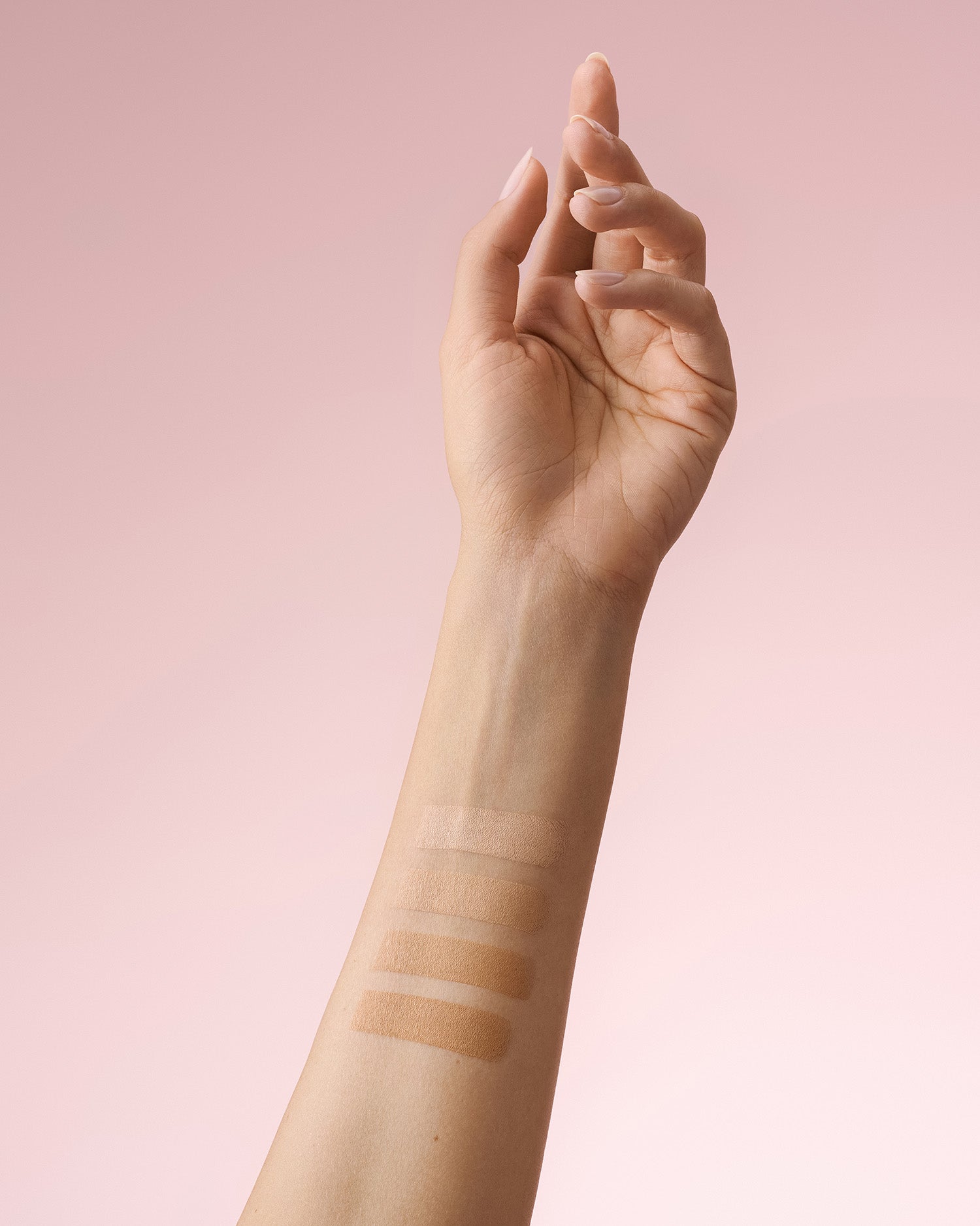 lavera Cream to Powder Foundation -Light 01- during application