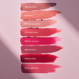 lavera Cream Glow Lipstick -Retro Rose 02- during application