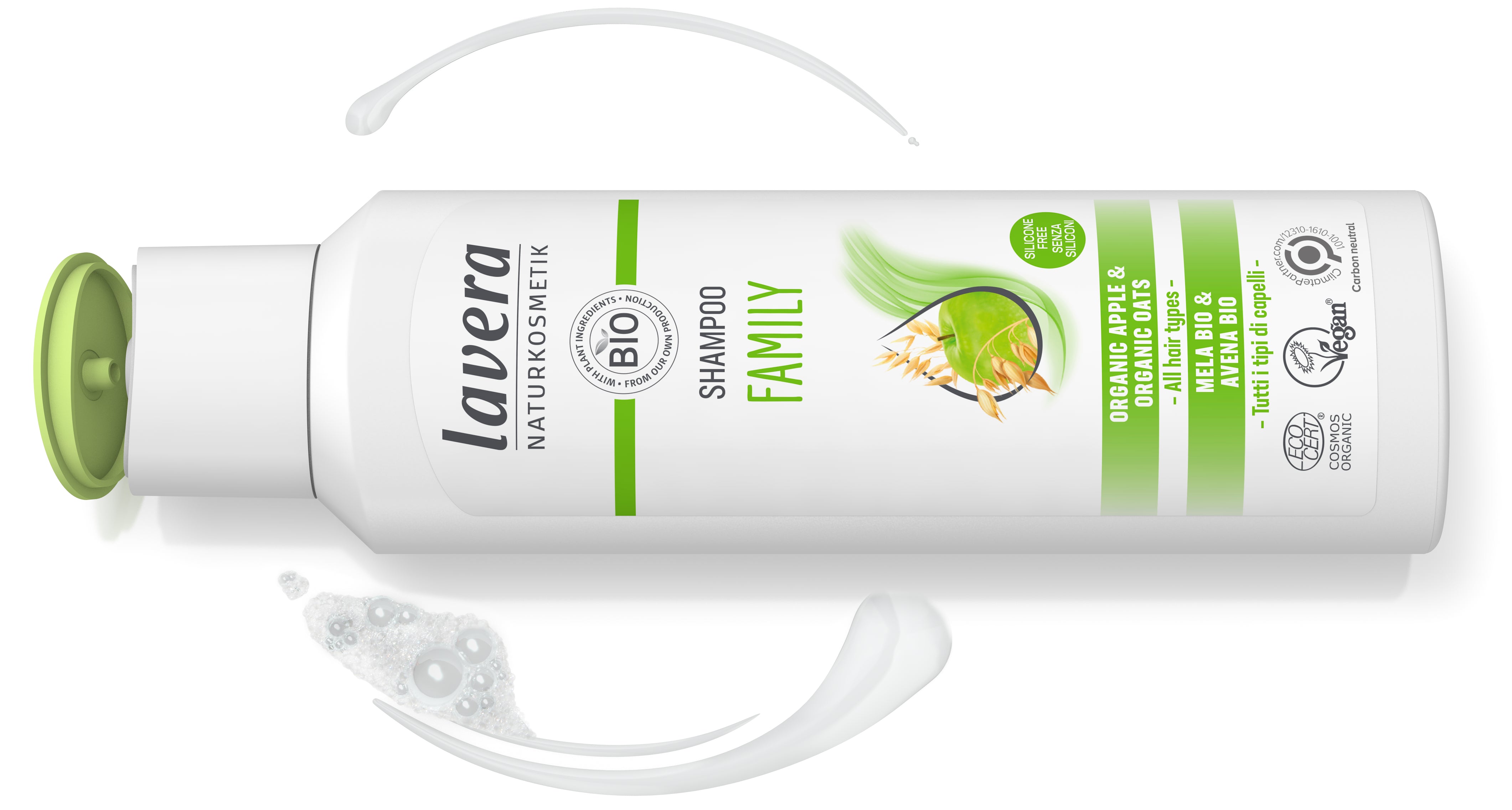 lavera Pflegeshampoo Family