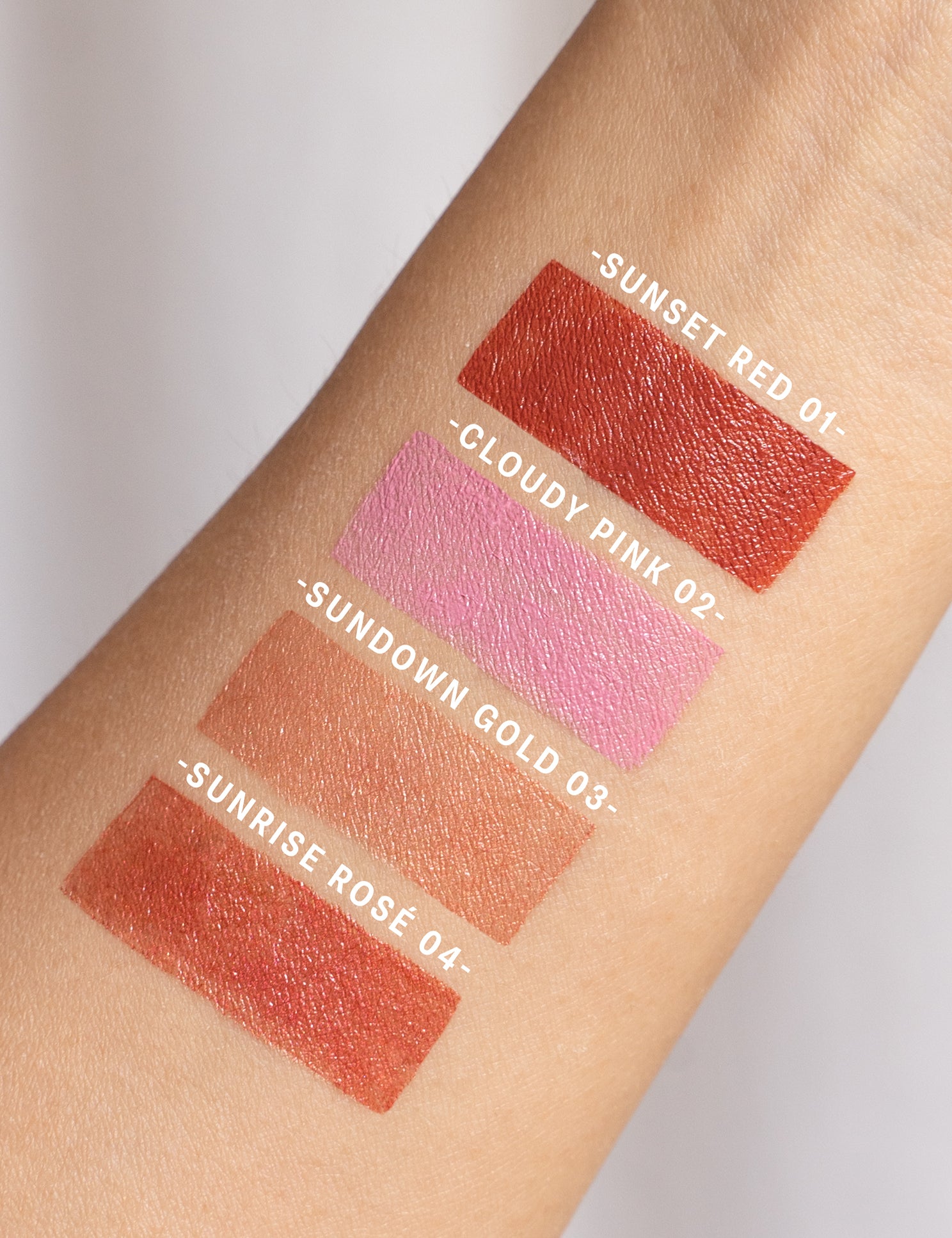 lavera Multi Balm -Sunset Red 01- during application