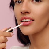 lavera Wonder Lip Elixir -Pink Sapphire 02- during application