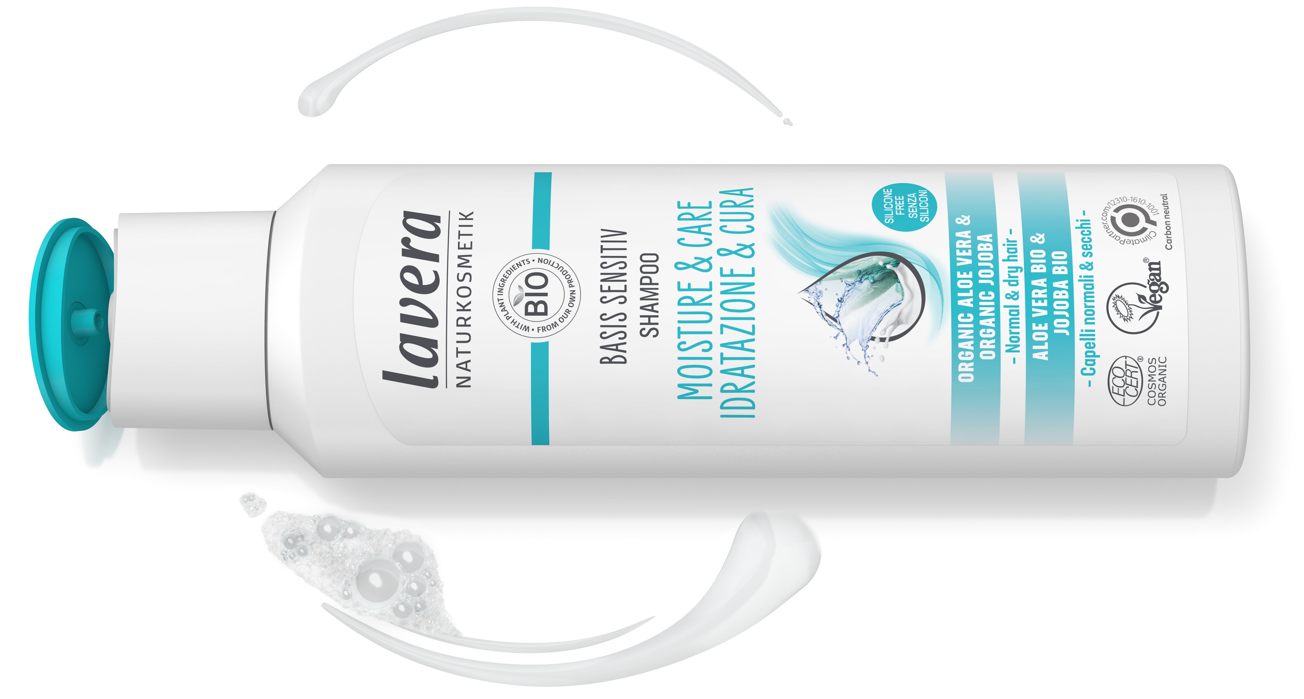 lavera basis sensitive Pflegeshampoo Feuchtigkeit & Pflege