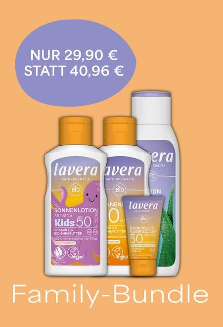 Family-Bundle mit vier Sonnenprodukten