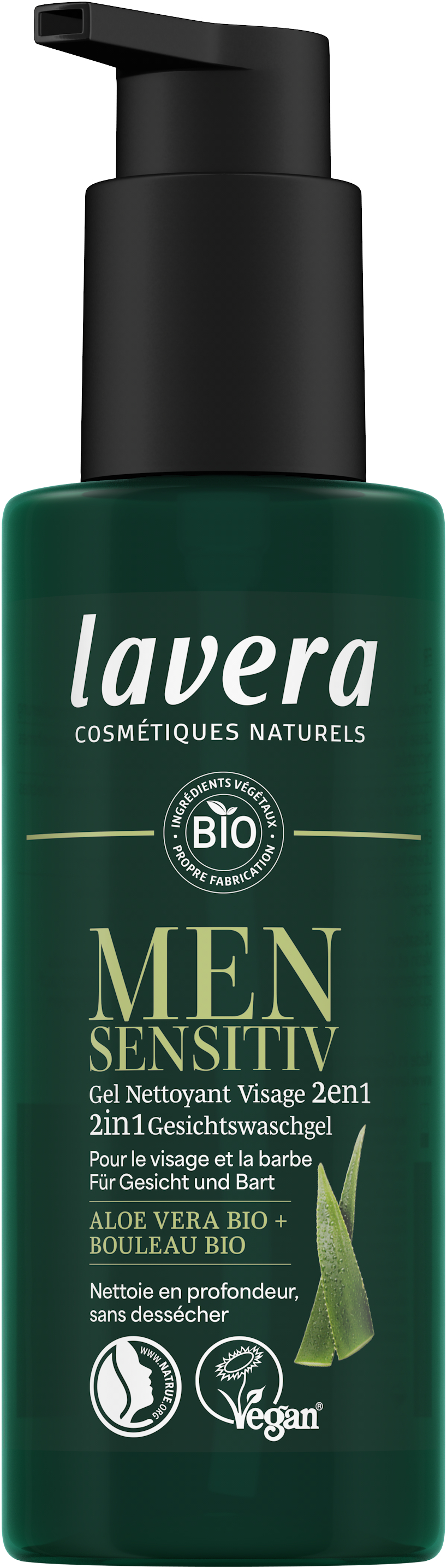 Men sensitive 2en1 Gel Nettoyant Visage