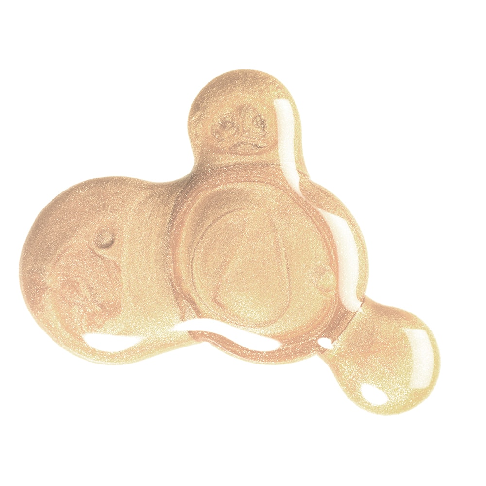 lavera Naturkosmetik Glow Body Oil Tropfen auf weißen Untergrund