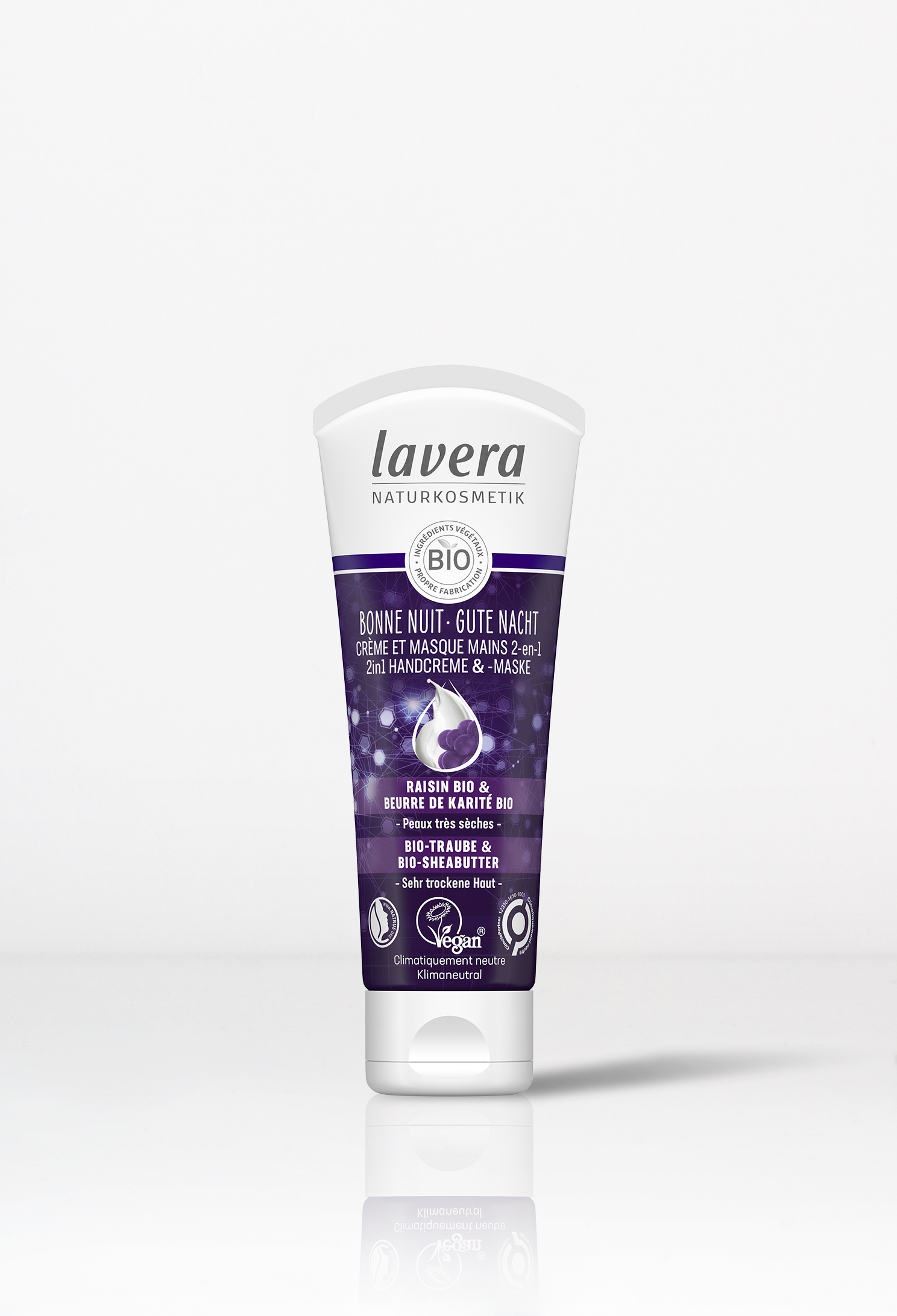 Bonne Nuit Crème et Masque Mains 2-en-1
