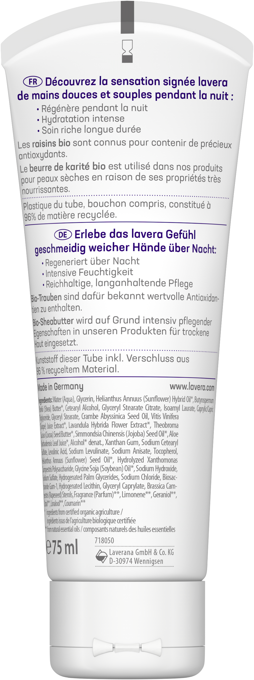 Bonne Nuit Crème et Masque Mains 2-en-1
