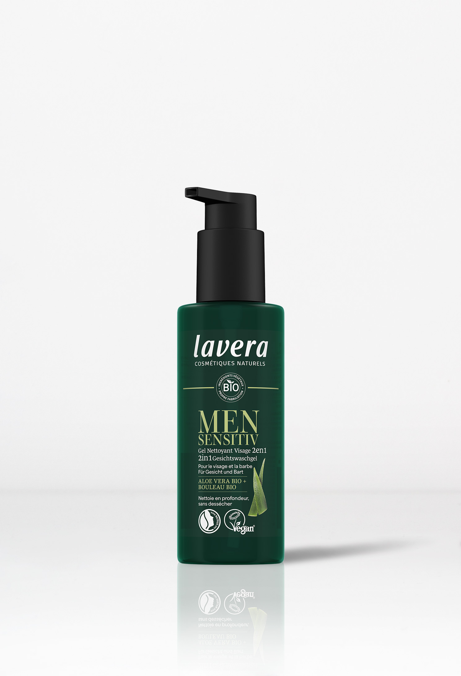 Men sensitive 2en1 Gel Nettoyant Visage