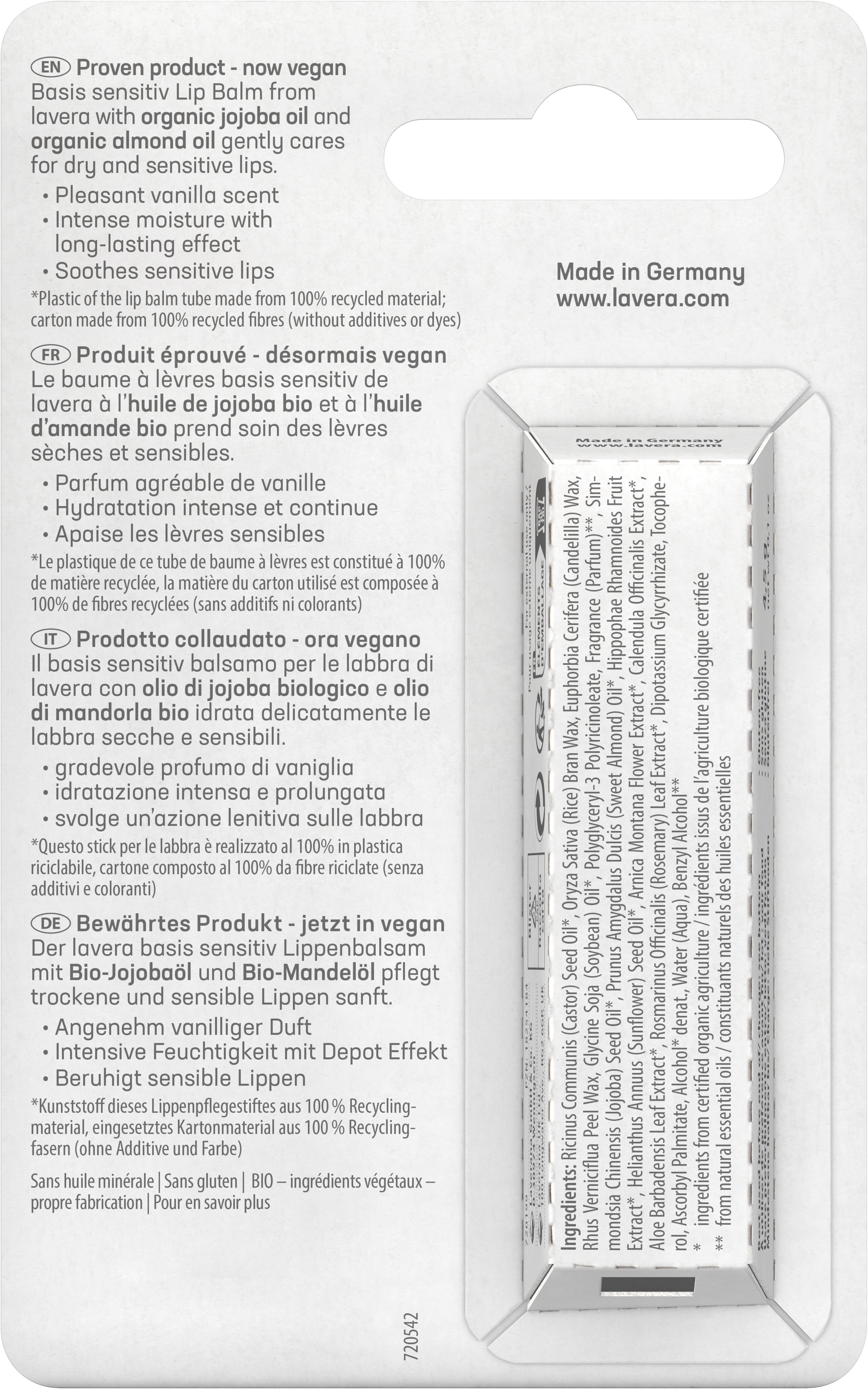 basis sensitive lip balm