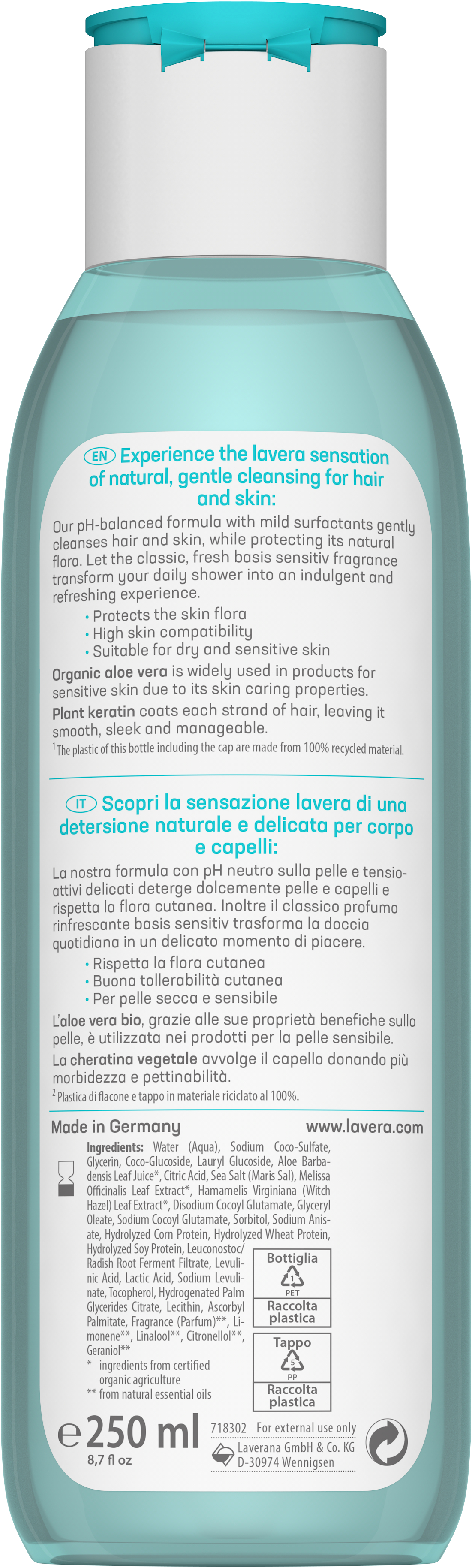 basis sensitive Body Wash 2in1
