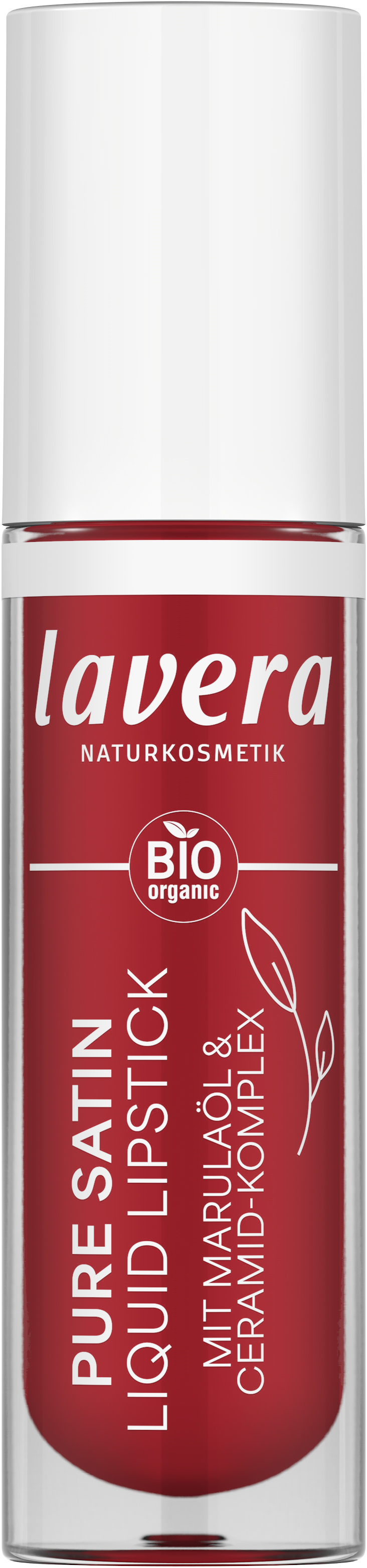Pure Satin Liquid Lipstick -Poppy Red 01-