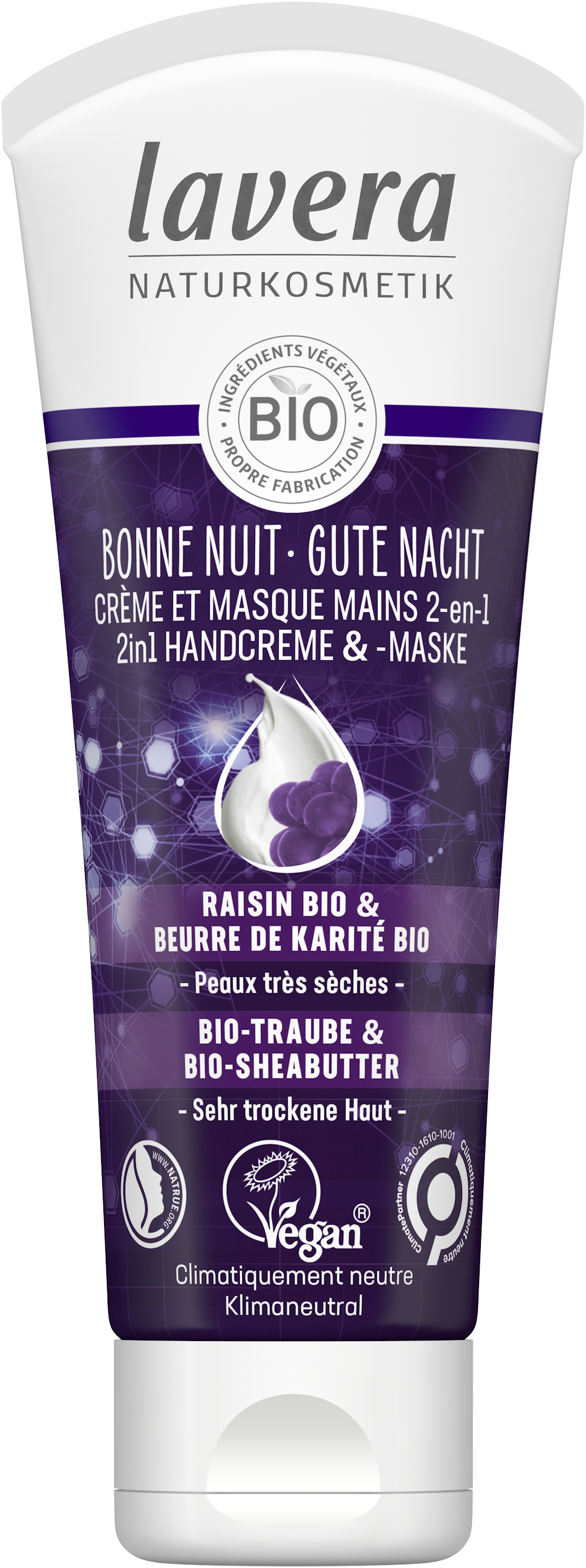 Bonne Nuit Crème et Masque Mains 2-en-1