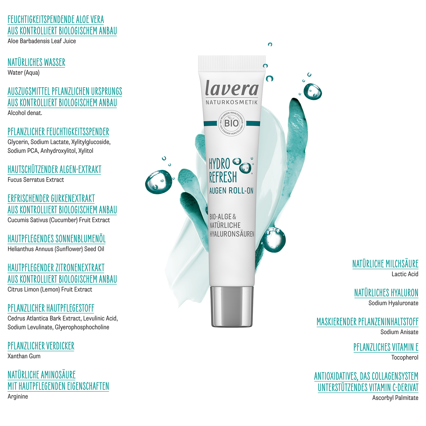 Hydro Refresh Roll-On Contour Des Yeux (DLUO 01.04.2026)