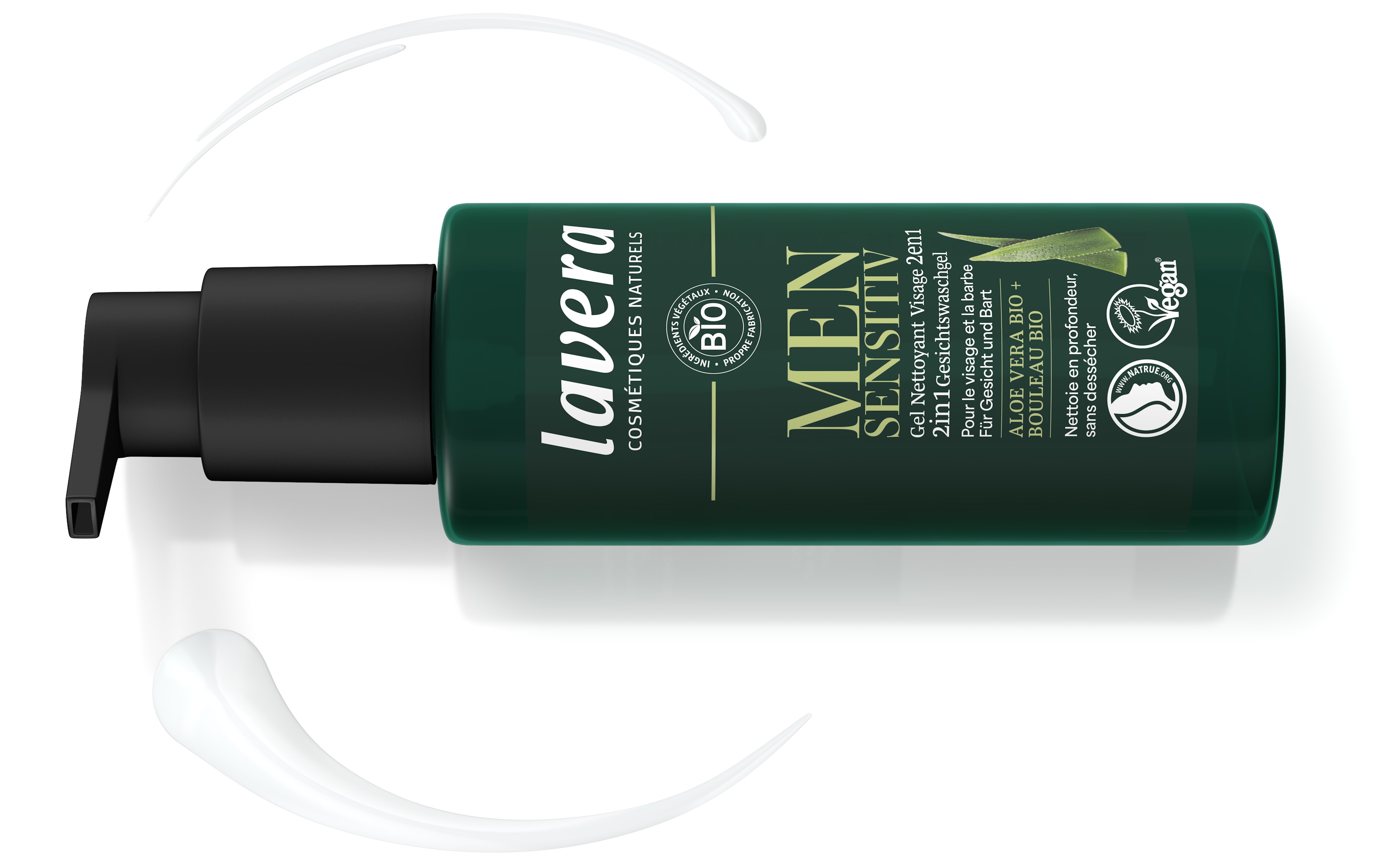 Men sensitive 2en1 Gel Nettoyant Visage